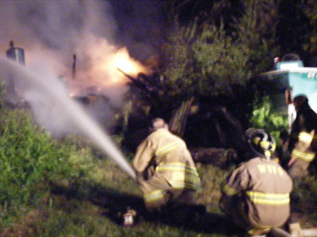 Barn fire  7/20/2009  Putker Rd North Stonington Ct.