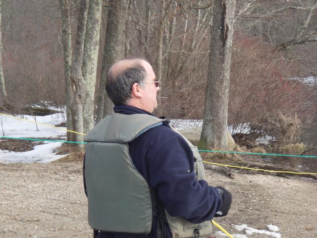 Ass't Chief Broccolo. Cold water/ice rescue training. 1/17/2010