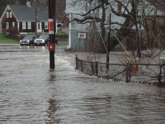 Standing on the High Street Bridge looking towards West Street. 3/30/10