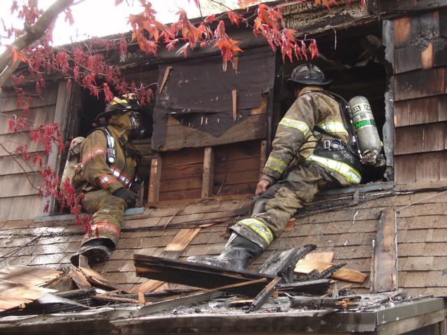 Mutual aid to Hope Valley, Spring Street. 4/21/2010