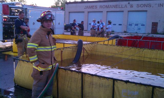 Ryan Perrin at North Stonington, CT tanker drill 5/17/12