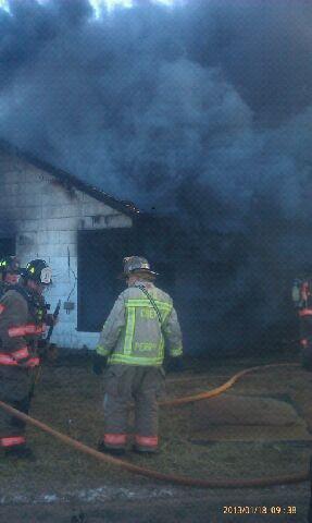 Mutual Aid Structure Fire 01/18/13