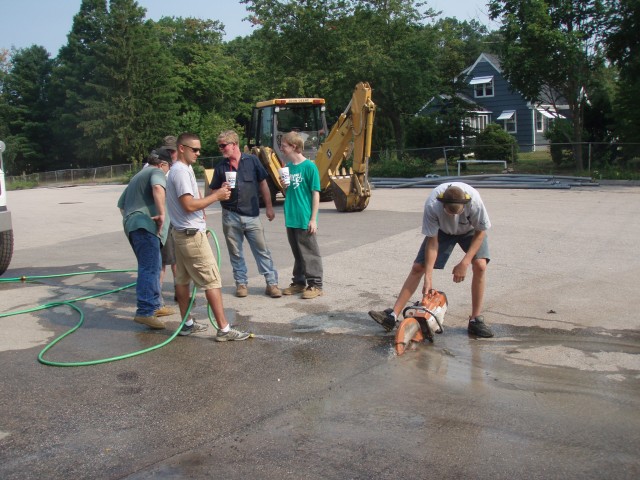 The first step in our firehouse renovations.