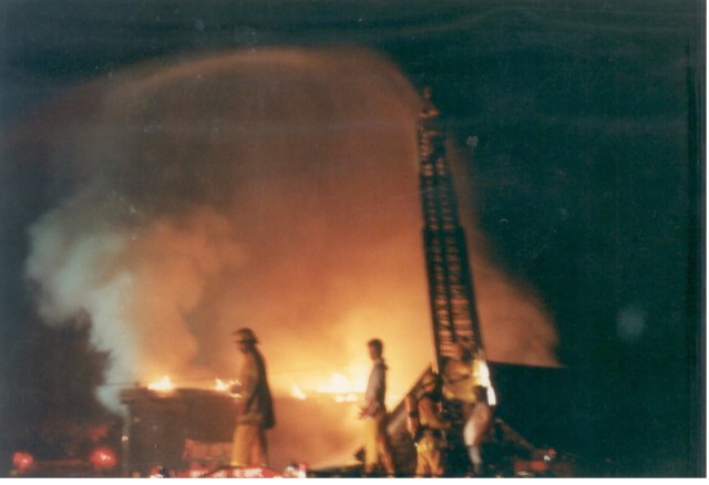 Arbor Acres barn fire. North Stonington, Ct.